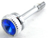 Dash Panel Screws for Peterbilt 359 Blue Jewels Chrome Alum UP#23859 Set of 5