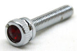 Dash Panel Screws for Kenworth T600 T800 W900 1 1/4" Red Jewel UP#23870 Pair