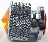 UP Bolt Heads for Peterbilt Freightliner Amber Jewel Chrome #23907 Set of 4