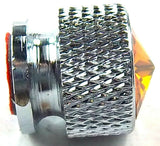 UP Bolt Heads for Peterbilt Freightliner Amber Jewel Chrome #23907 Set of 4