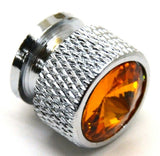 UP Bolt Heads for Peterbilt Freightliner Amber Jewel Chrome #23907 Set of 4