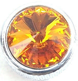 UP Bolt Heads for Peterbilt Freightliner Amber Jewel Chrome #23907 Set of 4