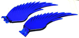 Windrider Hood Ornament Pull Replacement Wings Plastic Blue GG#48041 Pair