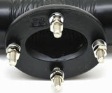 Hood Ornament Pull Bull Horn for Flat Surface Matte Black 12 7/8" Wide GG#48182