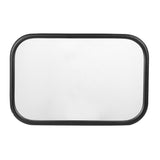 GG Rectangular Flat Face Mirror Center Mount Without Bracket Stainless #33086