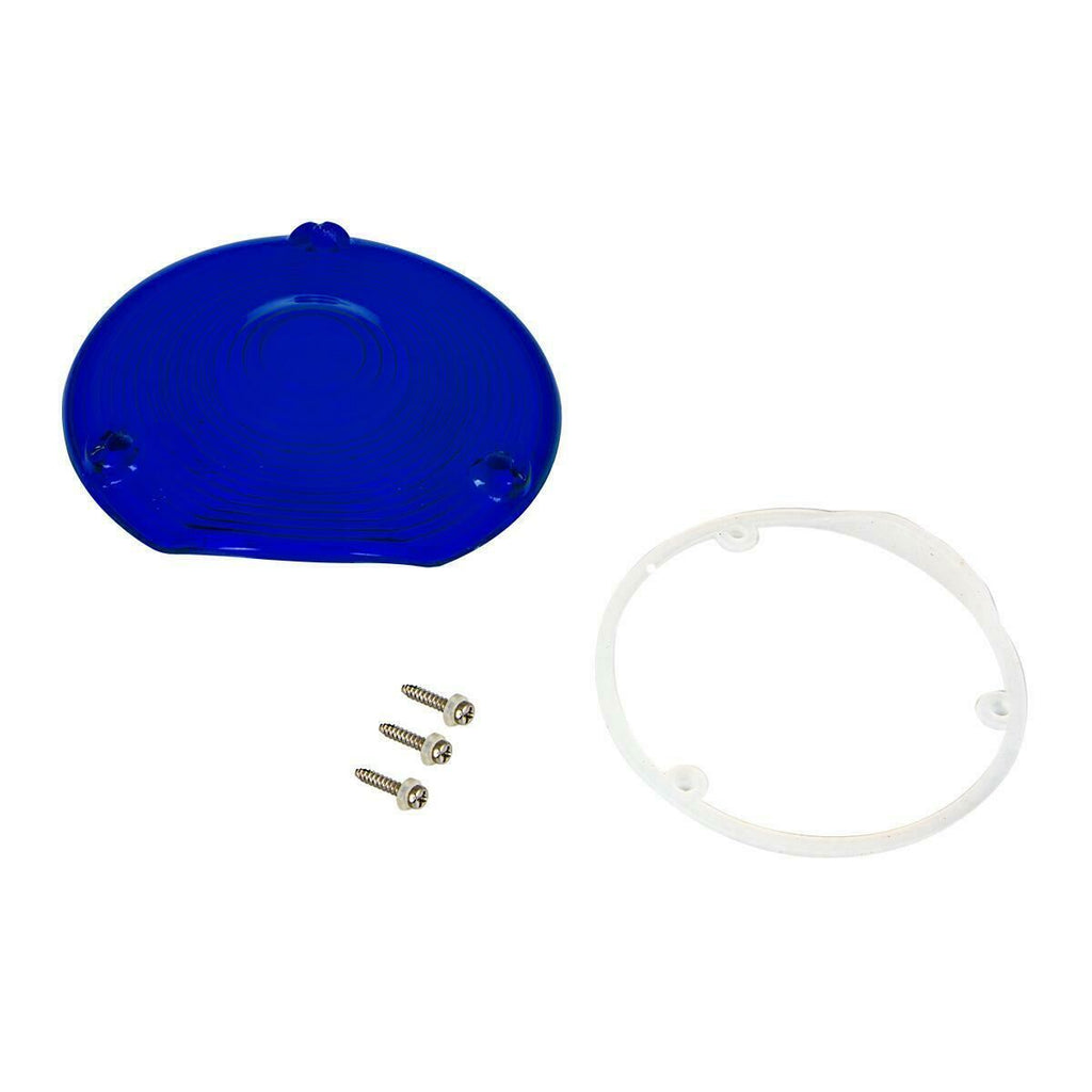 GG Glass Lens Replacement for Combination Light or Back of Cab Blue #84071 Each