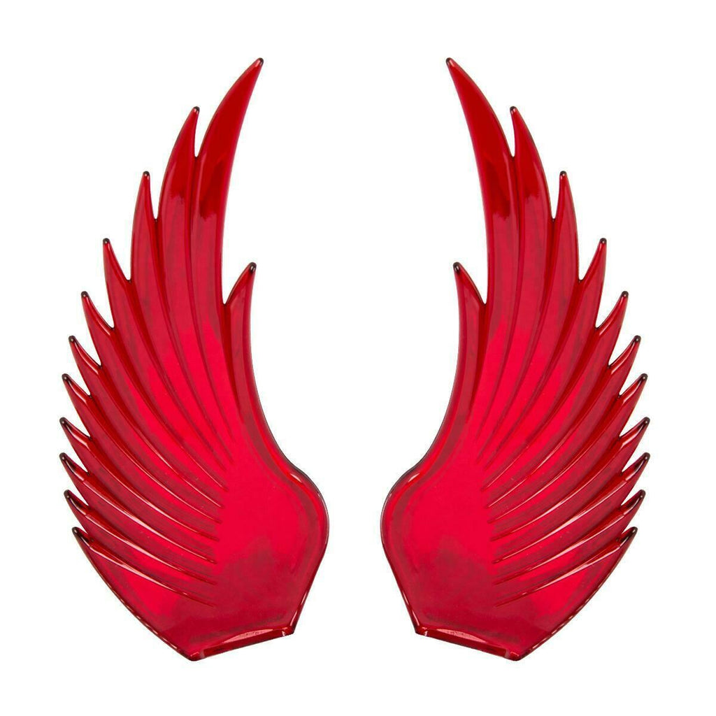Windrider Hood Ornament Pull Replacement Wings Plastic Red GG#48043 Pair