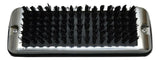 UP Shoe & Boot Scraper for Exterior Step W/ Black Brush Stainless 9.5" W #90050
