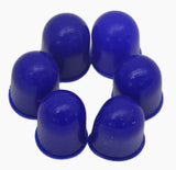 Incandescent Bulb Cover for 194 Bulb Blue Silicone Small UP#39002P Set of 6