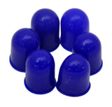Incandescent Bulb Cover for 194 Bulb Blue Silicone Small UP#39002P Set of 6