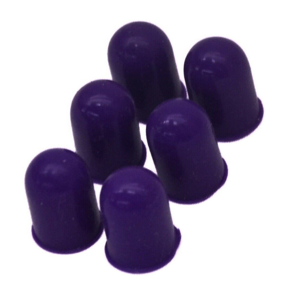 Incandescent Bulb Cover for 194 Bulb Purple Silicone Small UP#39004P Set of 6