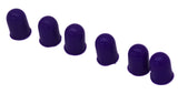 Incandescent Bulb Cover for 194 Bulb Purple Silicone Small UP#39004P Set of 6