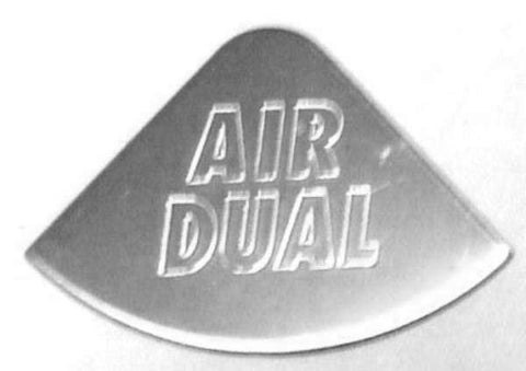 GG Gauge Emblem for Freightliner Air Dual Stainless Steel #68781