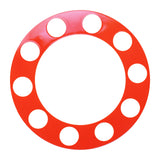 Wheel Protector Orange Plastic 10 Hole for Aluminum Wheel 1 7/8" Holes Each