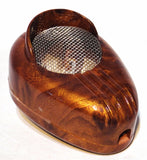 CB Microphone Mic Cover for Road King 56 Wood Grain Plastic w/Screws HTS#5556W