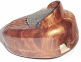 CB Microphone Mic Cover for Road King 56 Wood Grain Plastic w/Screws HTS#5556W
