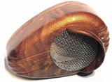 CB Microphone Mic Cover for Road King 56 Wood Grain Plastic w/Screws HTS#5556W