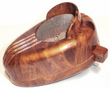 CB Microphone Mic Cover for Road King 56 Wood Grain Plastic w/Screws HTS#5556W