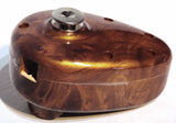 CB Microphone Mic Cover for Road King 56 Wood Grain Plastic w/Screws HTS#5556W
