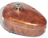 CB Microphone Mic Cover for Road King 56 Wood Grain Plastic w/Screws HTS#5556W