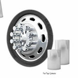 Lug Nut Covers 33mm Screw-On Flat Top Cylinder Plastic 3 1/2 GG#10244 Set of 40