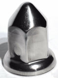 Lug Nut Covers 33mm Round Pointed Stainless 2 3/8" Tall UP#10083 Set of 40
