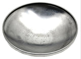 Semi Trailer Axle Hub Caps 9-1/4" w/3 Clips Stainless Steel GG#10561-Pair