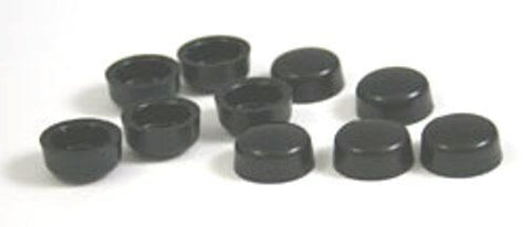 Hex Head Bolt Nut Cover for 9/16" Wrench or Socket Black PD#9/16-180 Set of 10