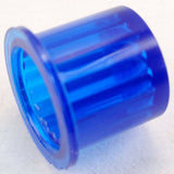 Dash Light Lens for 1987-05 Peterbilt Blue Plastic 5/8" O.D. GG#68363 Each