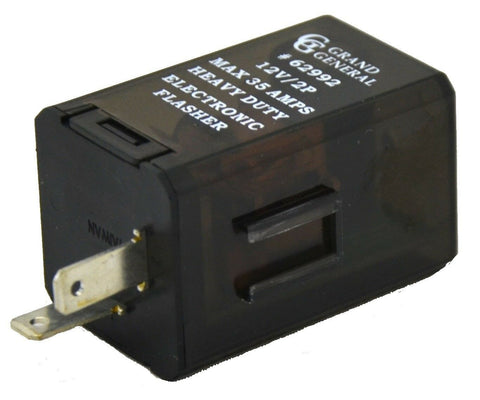 Led Rectangular Flasher for Hyper Flashing Turn Signals 2 Pin, 1-3/4" GG#62992