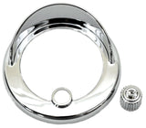 Clock Bezel w/Visor Freightliner Century Corornado Columbia Clear Jewel UP#41926