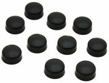 Hex Head Bolt Nut Cover for 1/2" Wrench or Socket Black PD#1/2-180 Set of 10