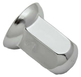 Lug Nut Covers 33mm Standard Flange Push-On Chrome 2 1/2" Tall GG#10249 Set of 5