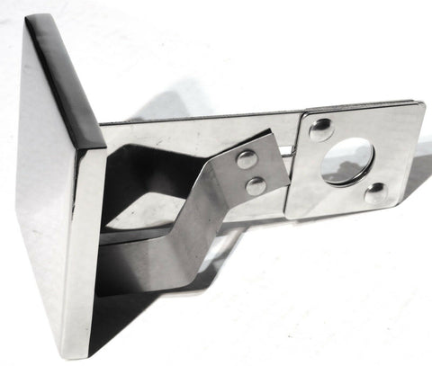 Adjustable Tow Pin Covers for Kenworth Bumper Holes 3.5" Stainless UP#21557 Pair