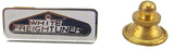 Semi Truck Hat Pin Tie Tack Lapel Pin "White Freightliner" Metal Stud BJ1424-TT