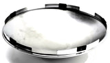 Front Hub Cap For Steel Wheel 5 Even Notch Dome Chrome 7/16" Lip GG#10514 Each