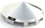 Universal Fit Front Hub Cap for Aluminum Wheel Cone Chrome 1" Lip UP#10100 Each