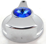 Engine Timer Shutdown Knob for Peterbilt Blue Jewel Chrome Plastic UP#41258 Each