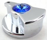 Engine Timer Shutdown Knob for Peterbilt Blue Jewel Chrome Plastic UP#41258 Each