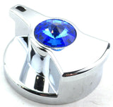 Engine Timer Shutdown Knob for Peterbilt Blue Jewel Chrome Plastic UP#41258 Each
