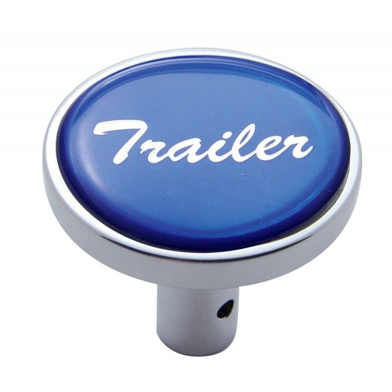 Air Brake Trailer Knob Pin Mount Blue Glossy Sticker 1 1/2" Tall UP#23343