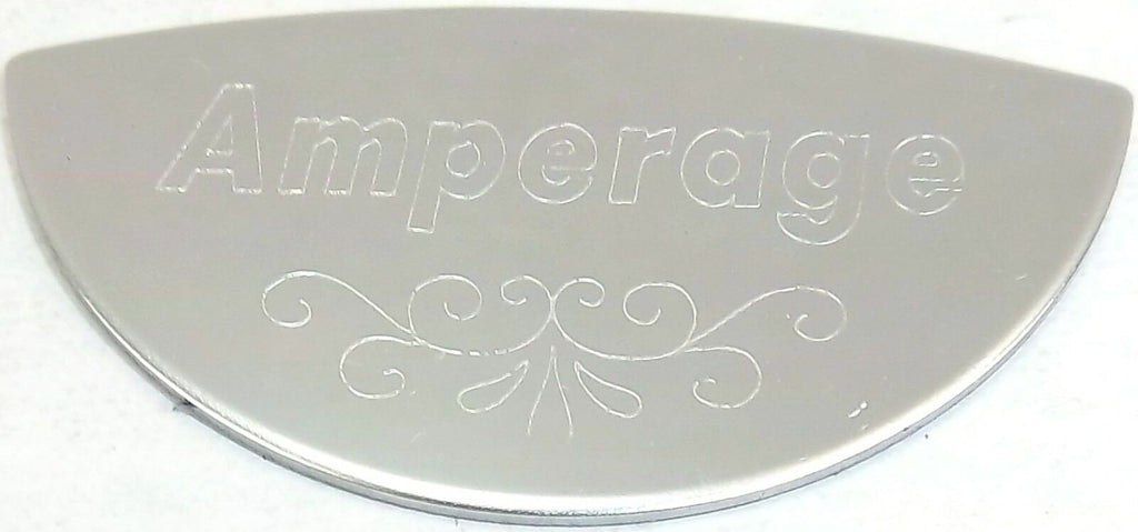 Gauge Emblem for 359/379 Peterbilt Amperage Stainless Block Letters GG#68445