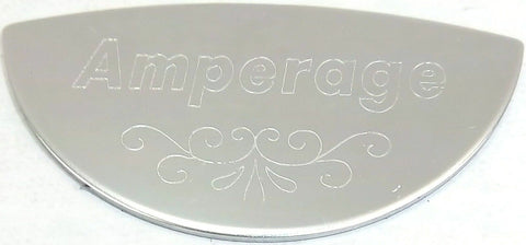 Gauge Emblem for 359/379 Peterbilt Amperage Stainless Block Letters GG#68445