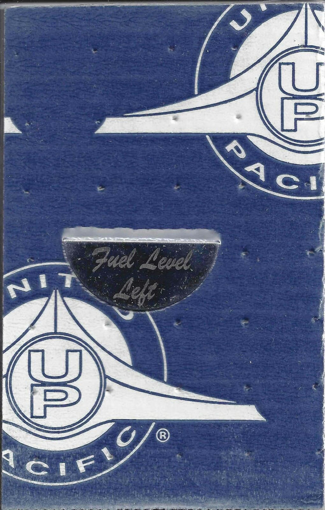 Gauge Emblem for Peterbilt Fuel Level Left Stainless Steel Etched UP#48052