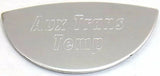Gauge Emblem for Peterbilt Auxiliary Transmission Oil Temp Stainless GG#68506