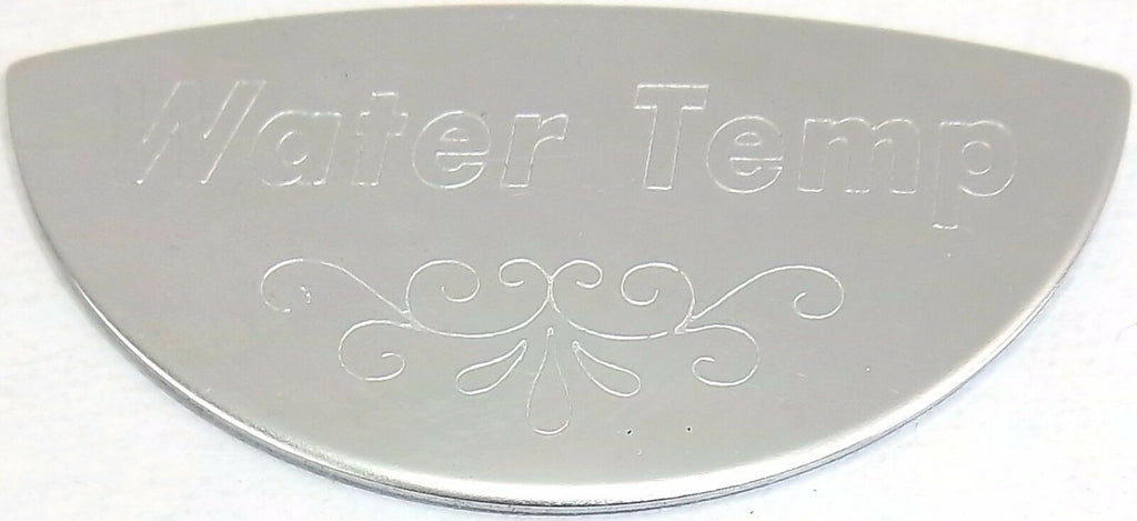 Gauge Emblem for Peterbilt Water Temp Stainless Block Letters GG#68442