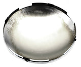 Front Hub Cap 4 Notch for Steel Wheel Dome Style Chrome 7/16" Lip GG#10513 Pair