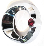 Gauge Cover for 2005 & Older Peterbilt Red Jewel 2 1/4" Visor #20820 Each