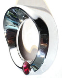 Gauge Cover for 2005 & Older Peterbilt Red Jewel 2 1/4" Visor #20820 Each