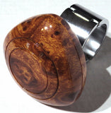 Steering Wheel Spinner Suicide Knob for 1-1/4” Wheel Wood Grain Plastic GG#80102